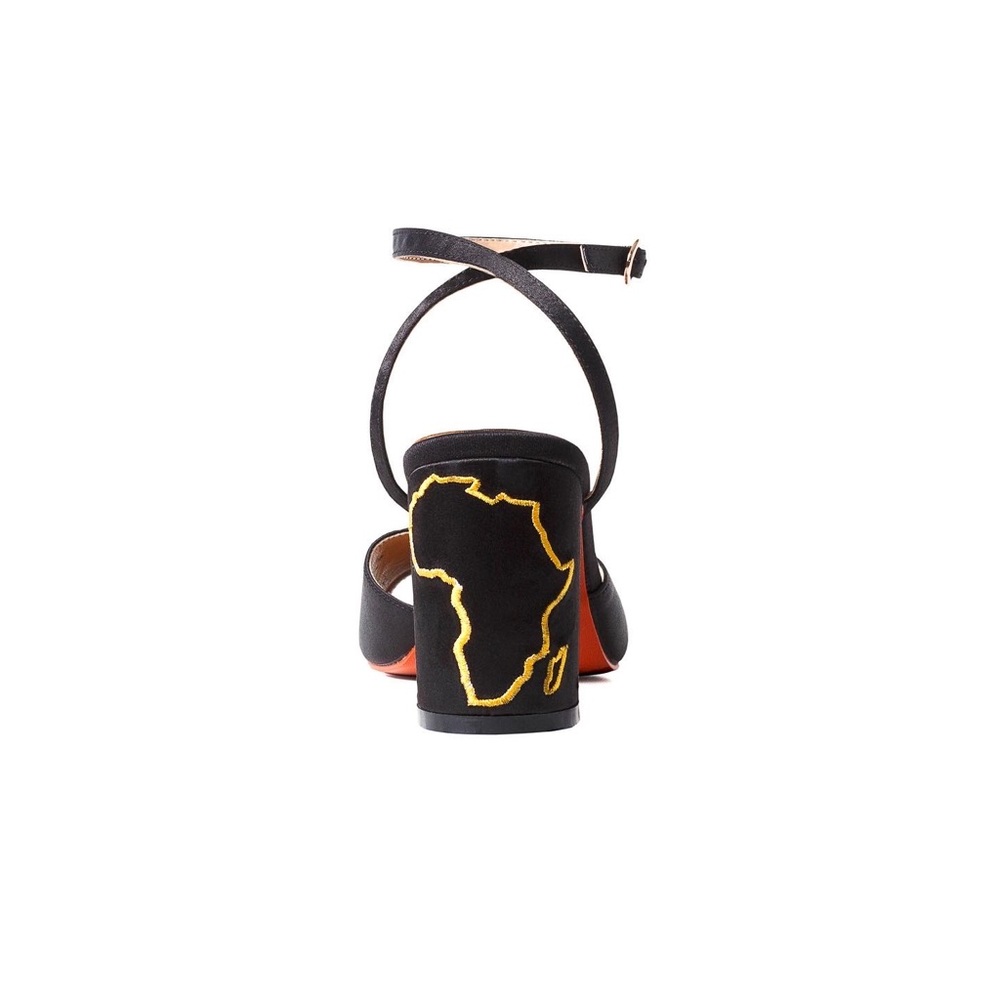 African inspired sandals